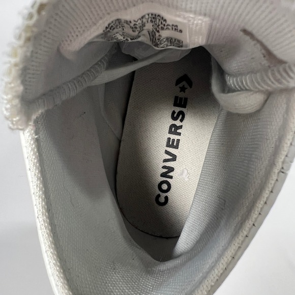 Converse Chuck Taylor All Star Hi Leather Ghosted Blue Grey Sneakers A07132C 9W - Picture 10 of 11